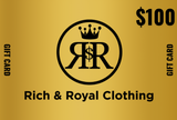 Rich & Royal Clothing Gift Card
